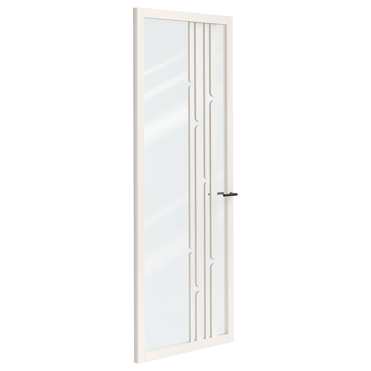 Binnendeur Skantrae SSL 14624 Blank Glas Wit Gelakt